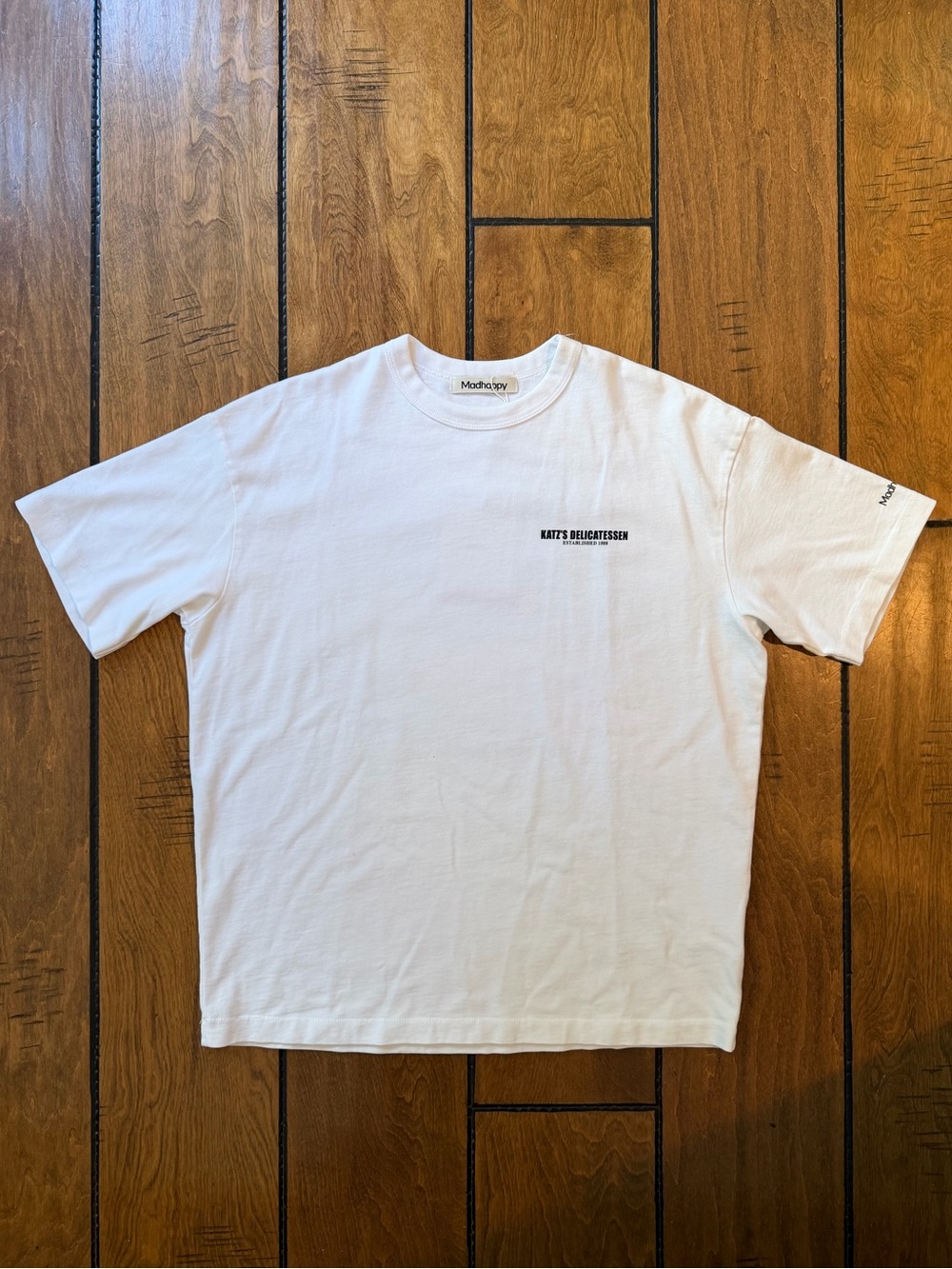 Madhappy x Katz's Delicatessen Heavy Jersey T-Shirt - Picture 2 of 12